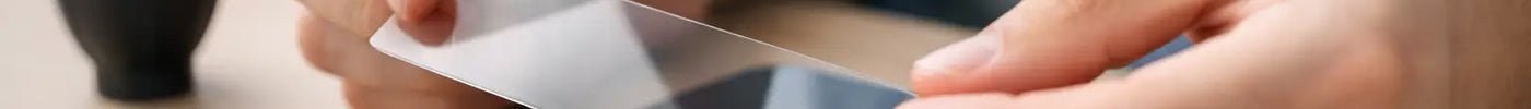Screenprotector aanbrengen zonder stof