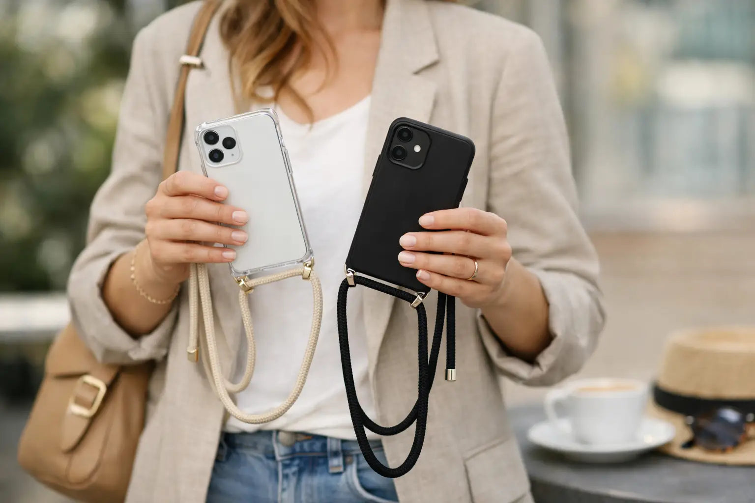 Telefoonhoesje met koord kiezen zonder gedoe