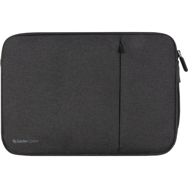 Gecko Covers Universal Eco Laptop Case - 11 inch - Zipper Sleeve - 100% GRS - Black