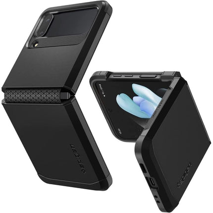 Spigen Tough Armor Case Samsung Galaxy Z Flip 4 (Black) ACS05111 - Casebump