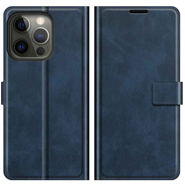 iPhone 13 Pro - Magnetic Business Wallet Case - Blue