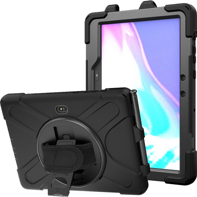 Samsung Galaxy Tab Active4 Pro / Tab Active Pro - Shockproof Case (Hand Strap) - Black