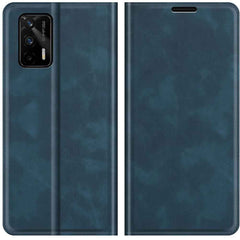 Realme GT - Magnetic Wallet Case - Blue