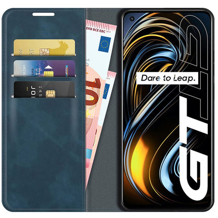 Realme GT - Magnetic Wallet Case - Blue