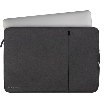 Gecko Covers Universal Eco Laptop Case - 17 inch - Zipper Sleeve - 100% GRS - Black