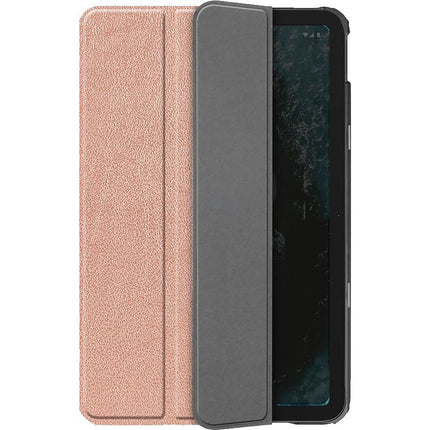 Nokia T20 - TriFold Smart Book Case - Rose Gold