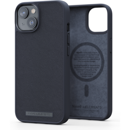 Njord Collections Case iPhone 14 Plus - Genuine Leather - Black