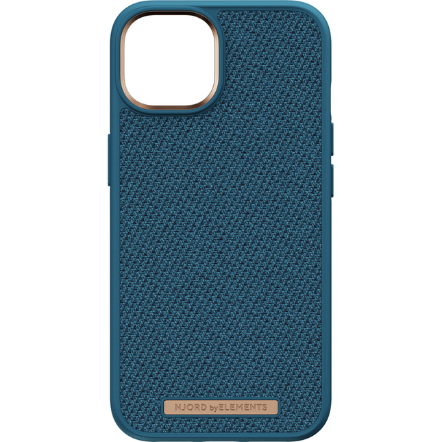 Njord Collections Case iPhone 14 Plus - Fabric Tonal - Deep Sea
