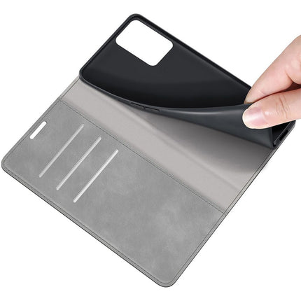 Realme 8 5G - Magnetic Wallet Case - Grey