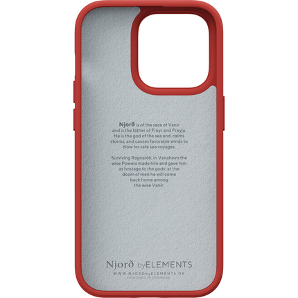 Njord Collections Case iPhone 14 Pro Max - Comfort+ - Orange
