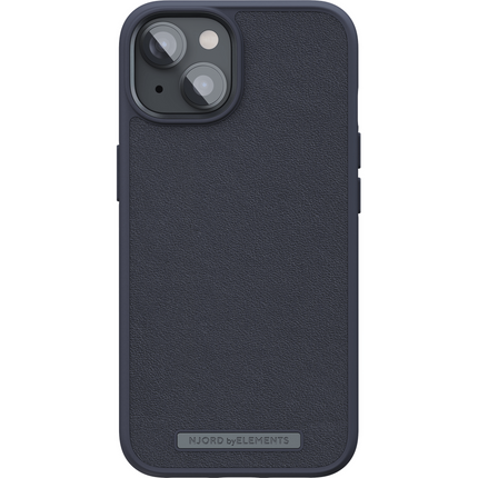 Njord Collections Case iPhone 14 Plus - Genuine Leather - Black