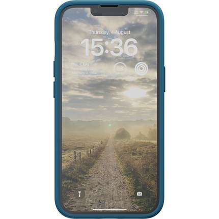 Njord Collections Case iPhone 14 Plus - Fabric Tonal - Deep Sea