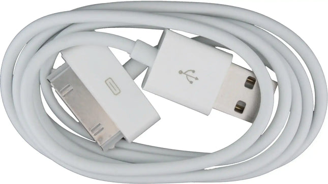 Xccess Data Cable Apple Iphone 3G(S)/4(S)/Ipad 2/3/4 White Bulk Xccess