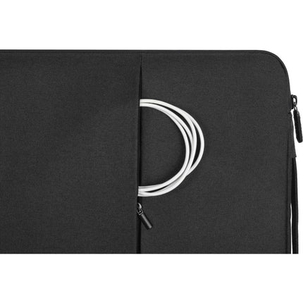 Gecko Covers Universal Eco Laptop Case - 11 inch - Zipper Sleeve - 100% GRS - Black