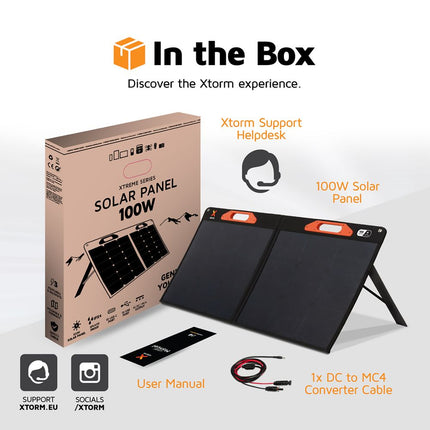 Xtorm Solar Panel 100W