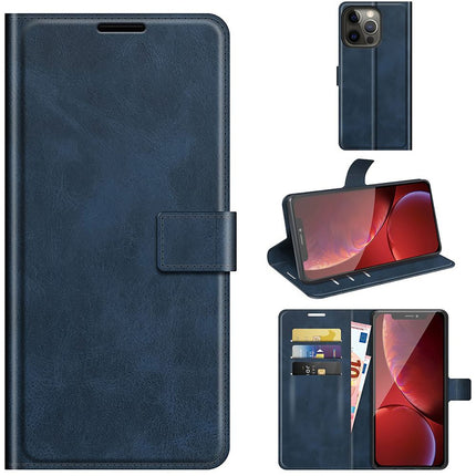 iPhone 13 Pro - Magnetic Business Wallet Case - Blue