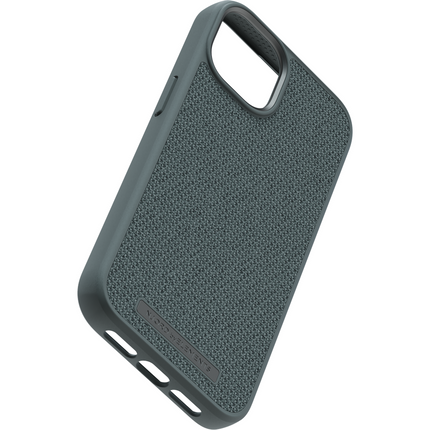 Njord Collections Case iPhone 14 Plus - Fabric Tonal - Dark Grey