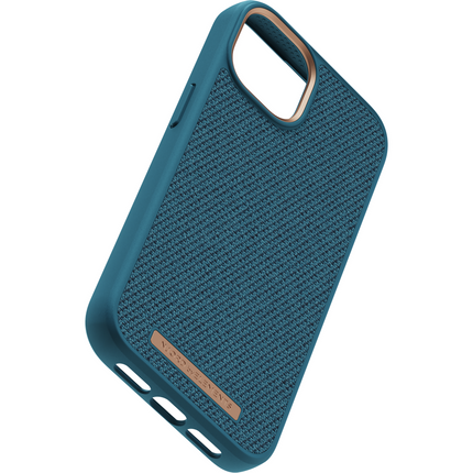 Njord Collections Case iPhone 14 Plus - Fabric Tonal - Deep Sea