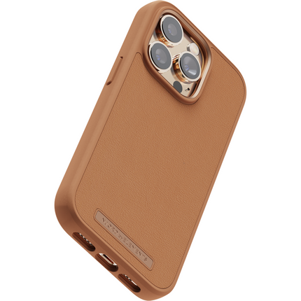 Njord Collections Case iPhone 14 Pro Max - Genuine Leather - Cognac