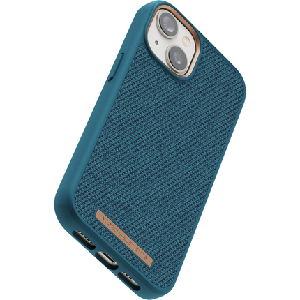 Njord Collections Case iPhone 14 Plus - Fabric Tonal - Deep Sea