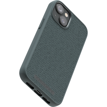 Njord Collections Case iPhone 14 Plus - Fabric Tonal - Dark Grey