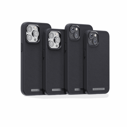 Njord Collections Case iPhone 14 Plus - Genuine Leather - Black