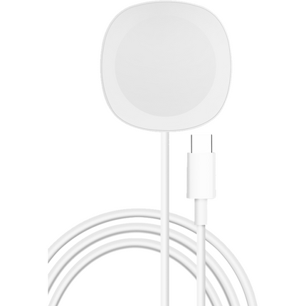 Magnetic Wireless Charger Pad - compatible with magsafe cases - White