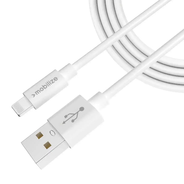 Mobilize Cable Usb To Apple Mfi Lightning 1M. 12W White Mobilize