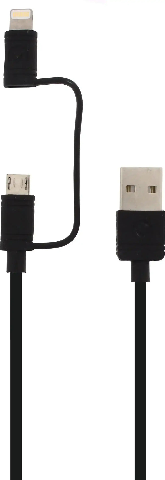 Mobilize 2In1 Cable Usb To Apple Mfi Lightning Or Micro Usb 1.5M. Black Mobilize