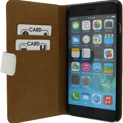 Mobilize Slim Wallet Book Case Apple Iphone 6 Plus/6S Plus White Mobilize