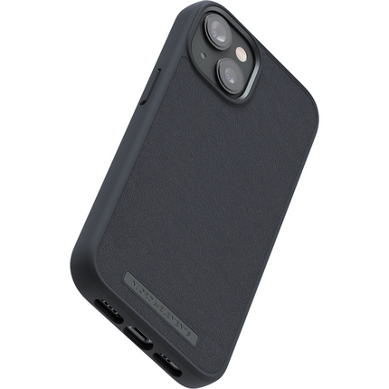 Njord Collections Case iPhone 14 Plus - Genuine Leather - Black