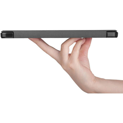 Samsung Galaxy Tab S8 - TriFold Smart Book Case Pen Slot - Grey