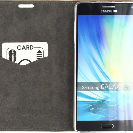 Mobilize Premium Magnet Book Case Samsung Galaxy A7 Brown Mobilize