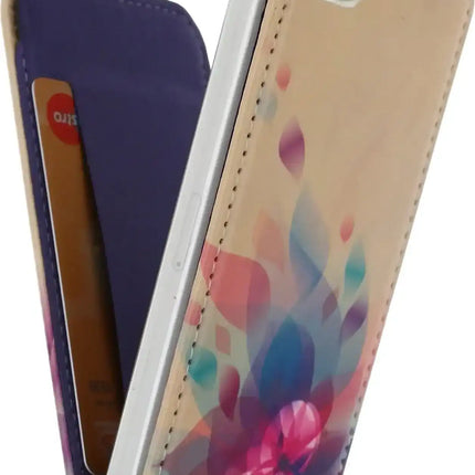 Mobilize Premium Magnet Flip Case Apple Iphone 5C Fire Flower Mobilize
