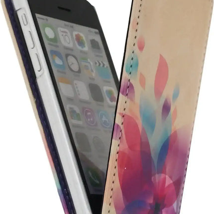 Mobilize Premium Magnet Flip Case Apple Iphone 5C Fire Flower Mobilize
