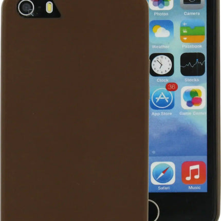 Mobilize Slim Leather Case Apple Iphone 5/5S/Se Brown Mobilize