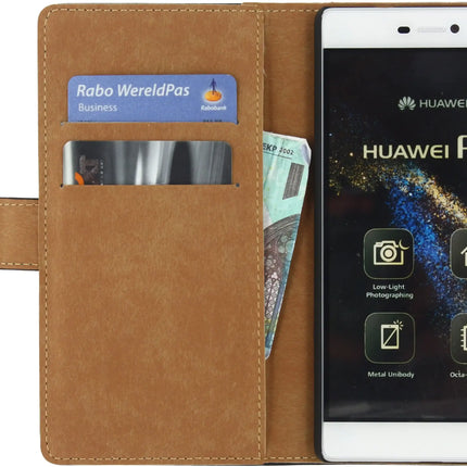 Mobilize Classic Wallet Book Case Huawei P8 Black Mobilize