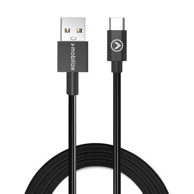 Mobilize Charge/Sync Cable Usb-C 1M. 15W Black Mobilize
