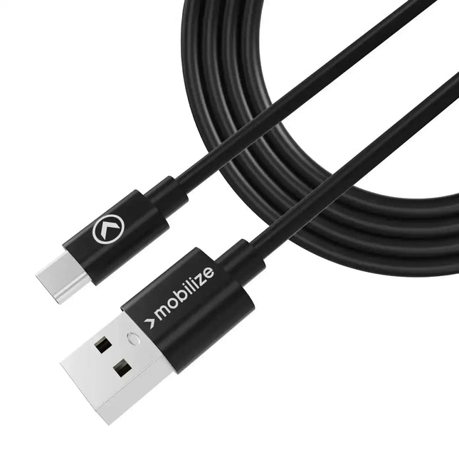 Mobilize Charge/Sync Cable Usb-C 1M. 15W Black Mobilize