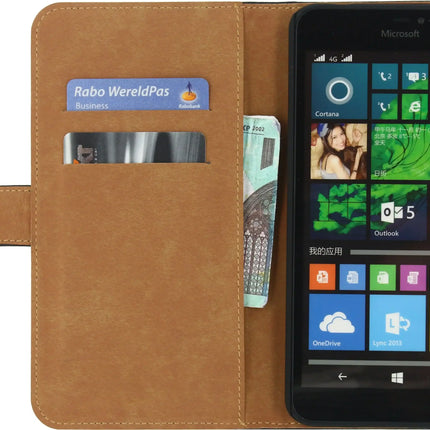 Mobilize Classic Wallet Book Case Microsoft Lumia 640 Xl Black Mobilize
