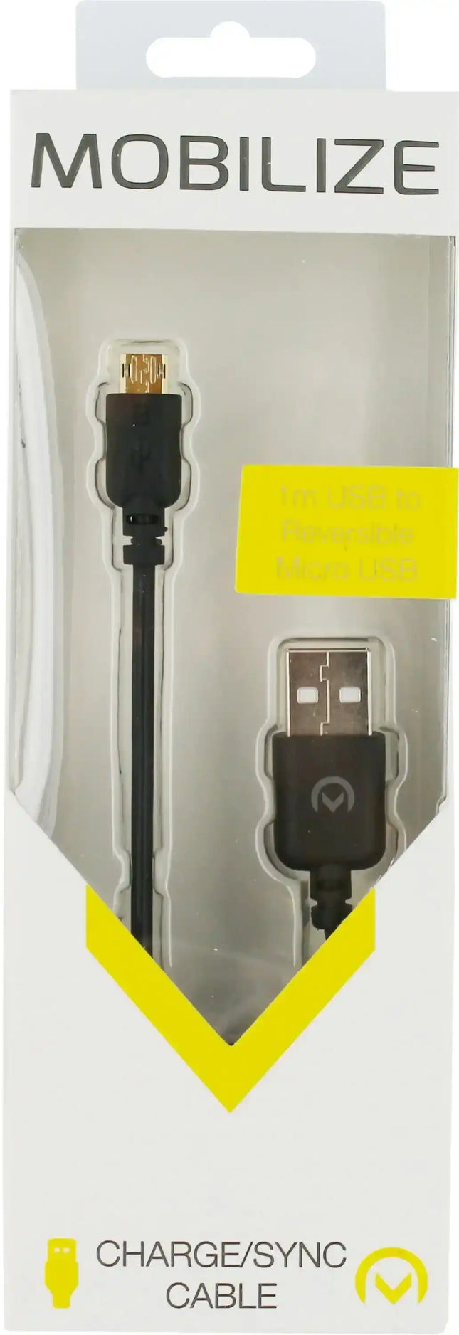 Mobilize Cable Usb To Micro Usb 1M. 12W Black Mobilize