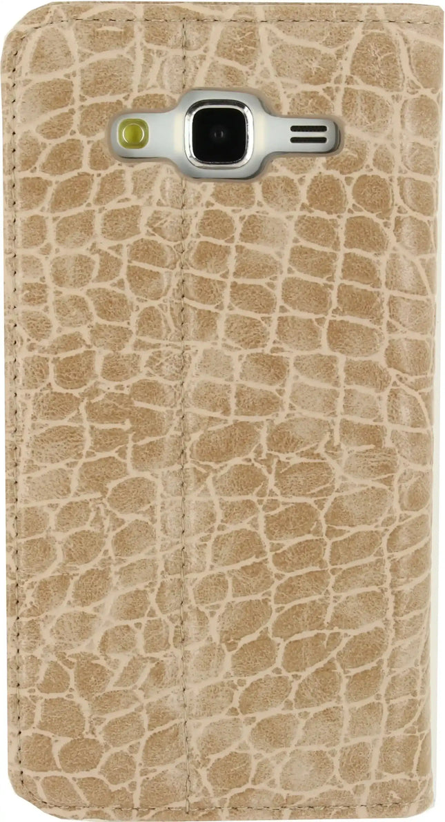 Mobilize Premium Book Case Samsung Galaxy J5 Alligator Peanut Brown Mobilize