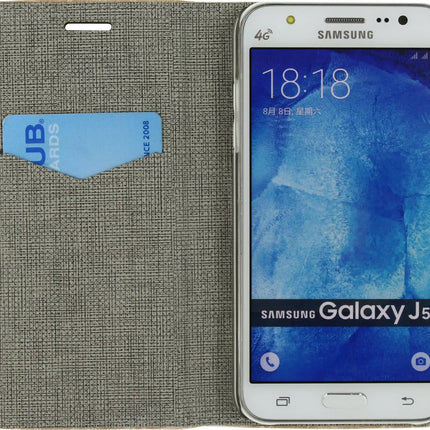 Mobilize Premium Book Case Samsung Galaxy J5 Alligator Peanut Brown Mobilize