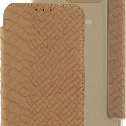 Mobilize Slim Booklet Samsung Galaxy S6 Soft Snake Creamy Rose Mobilize