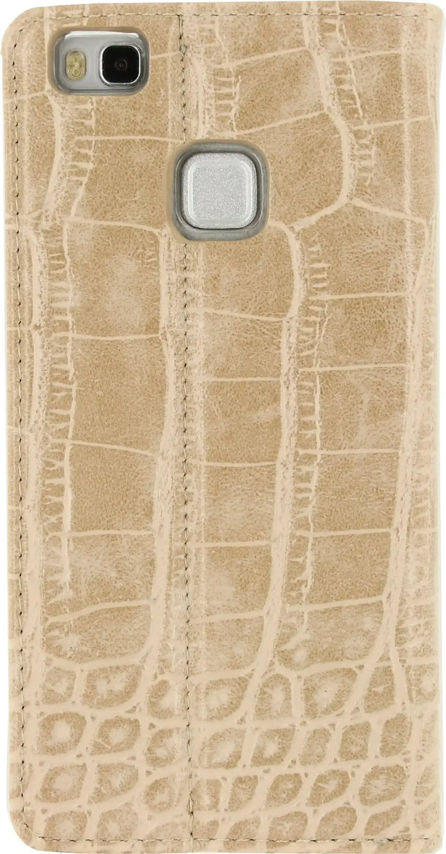 Mobilize Premium Book Case Huawei P9 Lite Alligator Peanut Brown Mobilize
