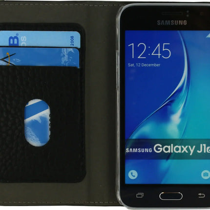 Mobilize Detachable Wallet Book Case Samsung Galaxy J1 2016 Black Mobilize