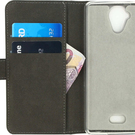 Mobilize Classic Gelly Wallet Book Case Wiko U Feel Lite Black Mobilize