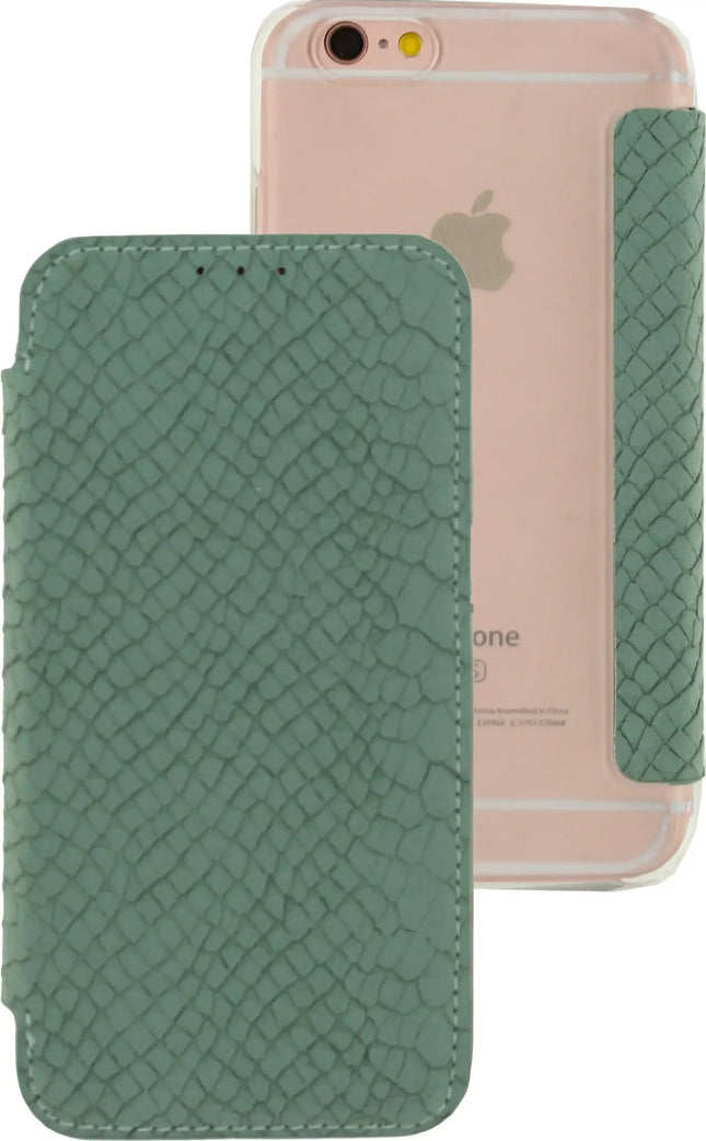 Mobilize Slim Gelly Booklet Apple Iphone 6/6S Soft Snake Wild Moss Mobilize