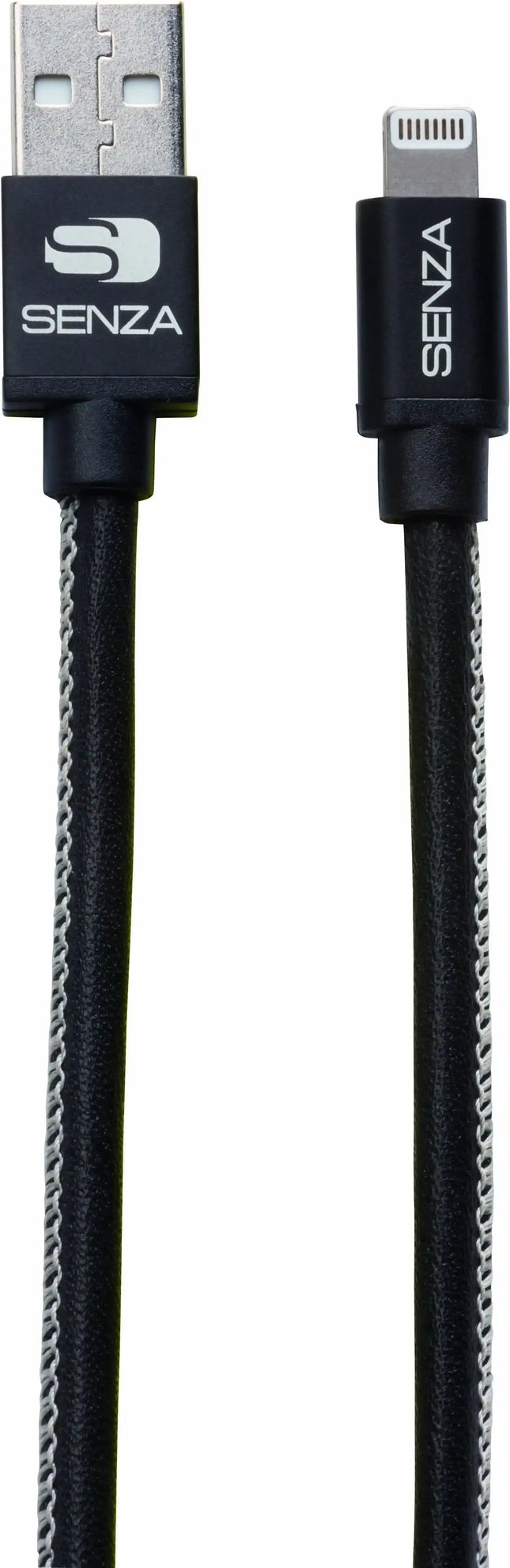 Senza Premium Leather Charge/Sync Cable Lightning 1.5M Black Senza