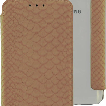 Mobilize Slim Gelly Booklet Samsung Galaxy J5 2016 Soft Snake Creamy Rose Mobilize